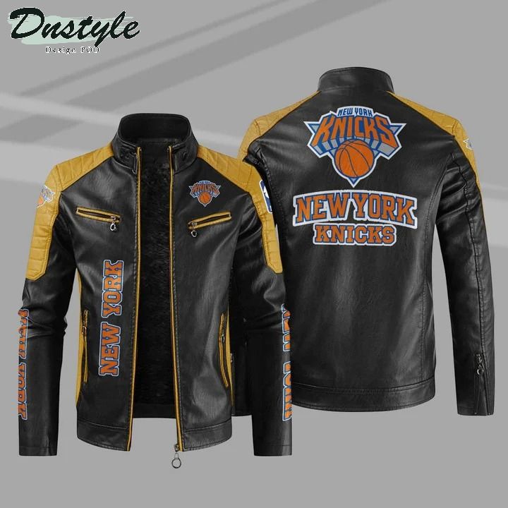 New York Knicks NBA Sport Leather Jacket