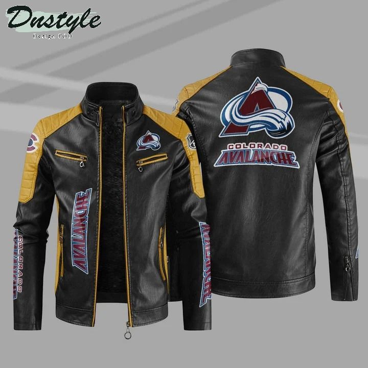 Colorado Avalanche NHL Sport Leather Jacket