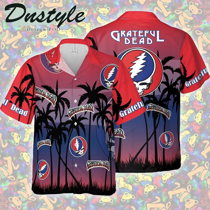 Grateful Dead band hawaiian shirt