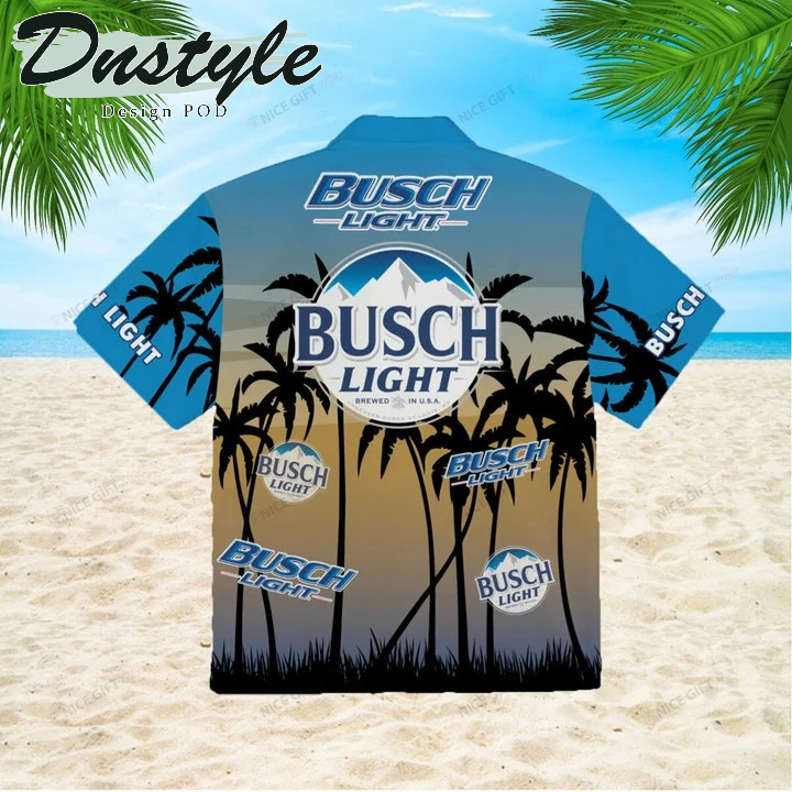 Busch Light beer hawaiian shirt