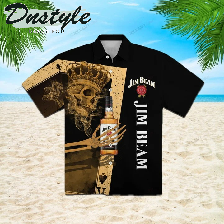 Jim Beam whisky hawaiian shirt
