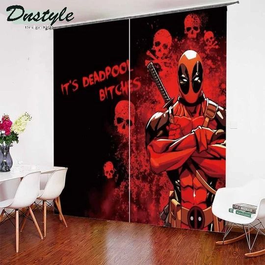 It's Deadpool Bitches Window Curtains