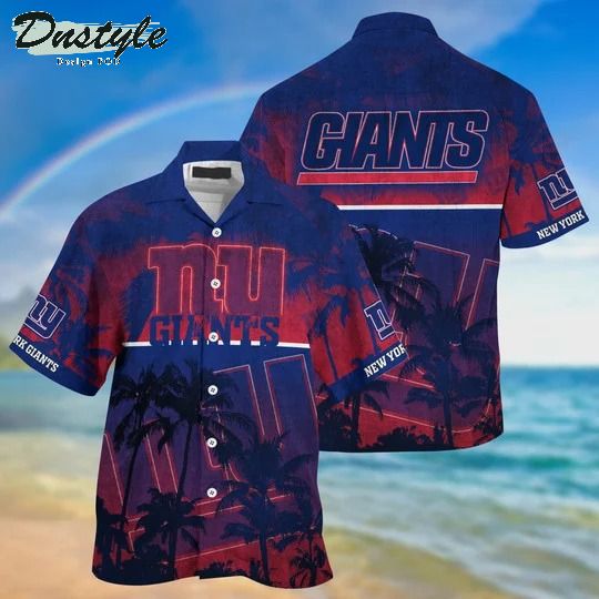 New York Giants NFL Summer Hawaii Shirt And Short