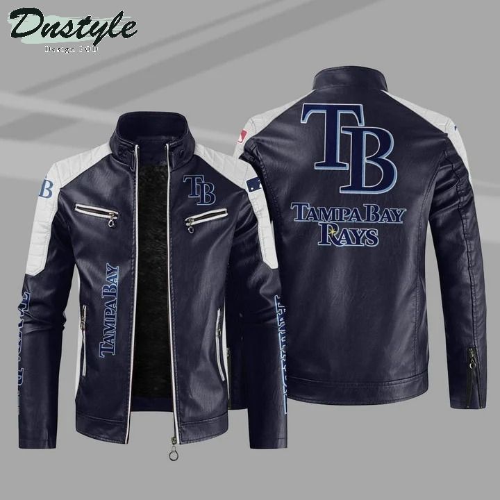 Tampa Bay Rays MLB Sport Leather Jacket