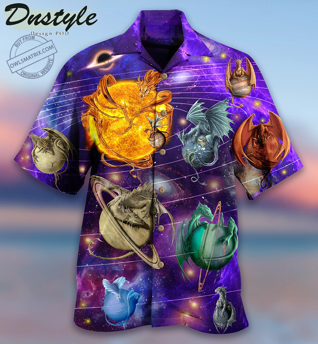 Dragon Planet Love Life Hawaiian Shirt