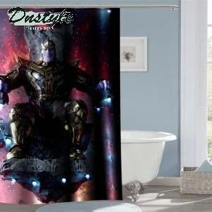 Thanos Guardian Of Galaxy Avengers Shower Curtain Waterproof Bathroom Sets Window Curtains