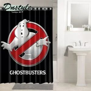 Ghostbusters Movies Logo Shower Curtain Waterproof Bathroom Sets Window Curtains