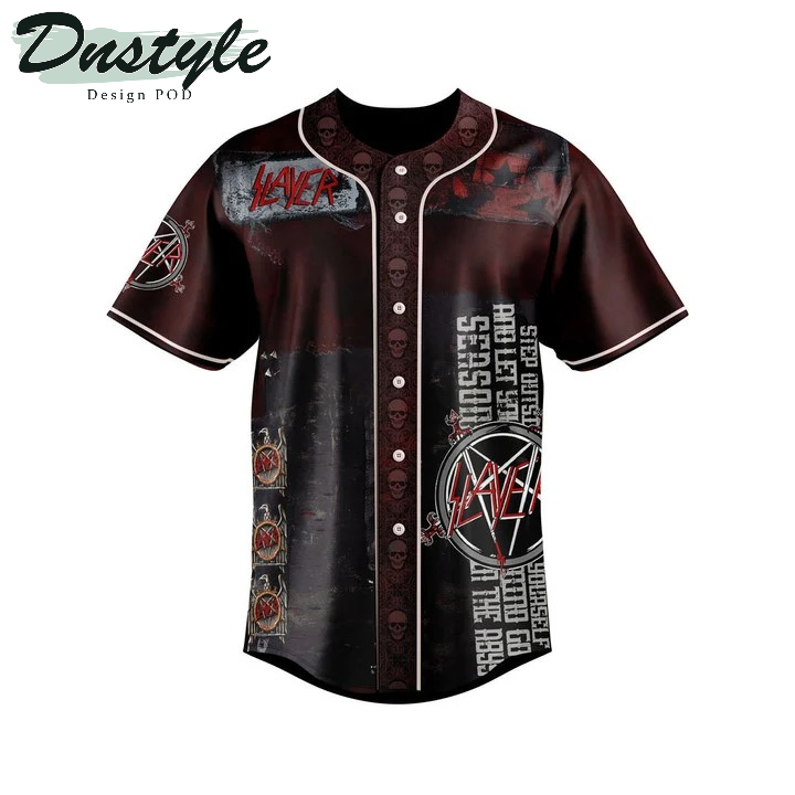 Slayer Band Season In The Abyss 3D All Over Printed Baseball Jersey