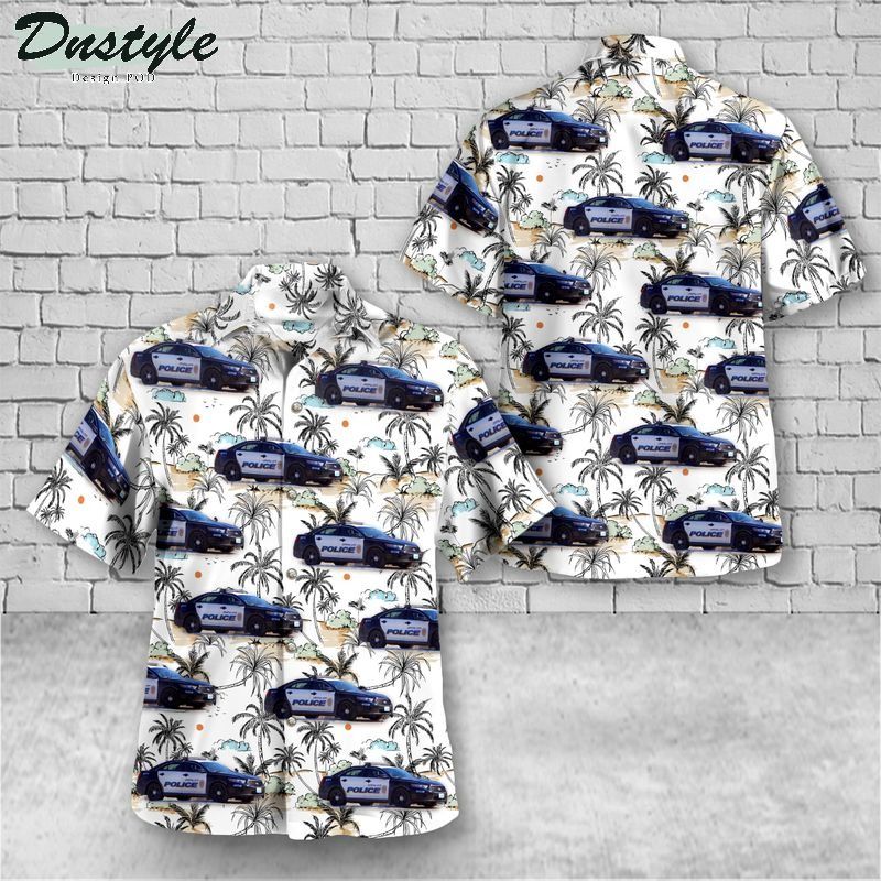 Jefferson County Missouri Crystal City Police Department Ford Interceptor Hawaiian Shirt