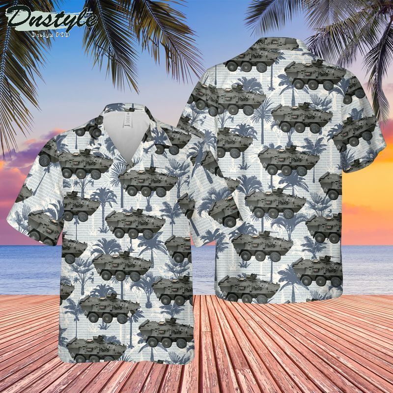 Austrian Armed Forces Radpanzer Pandur I Hawaiian Shirt