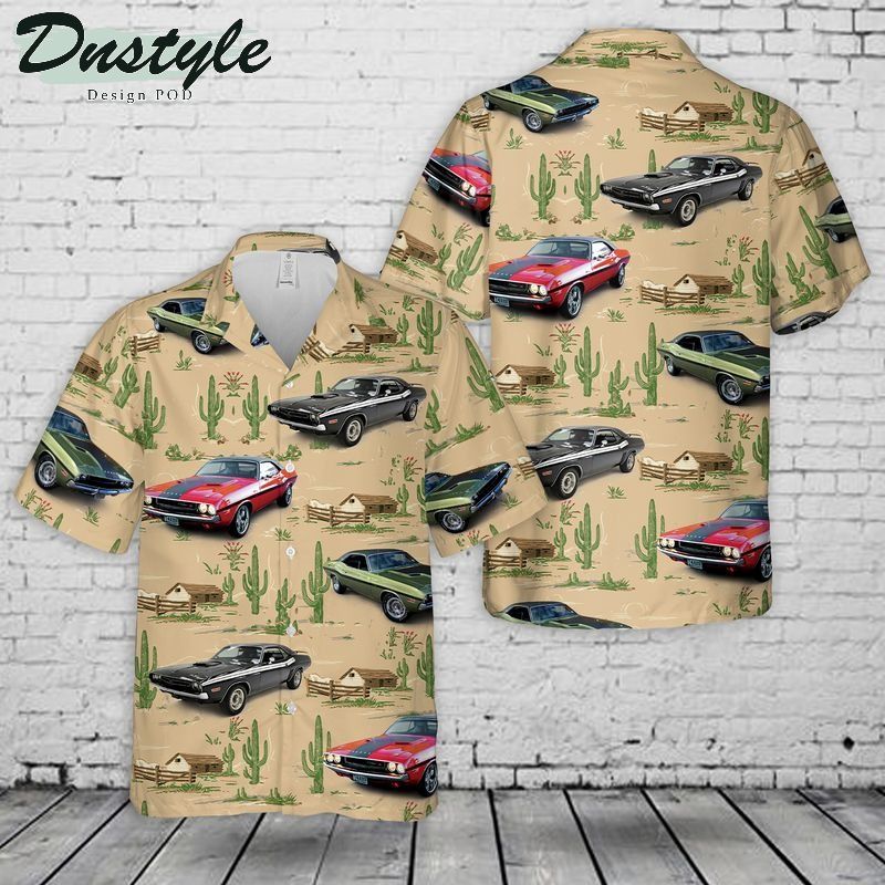 Dodge Challenger Hawaiian Shirt