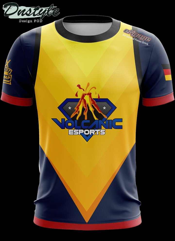 Volcanic esports Jersey 3d tshirt
