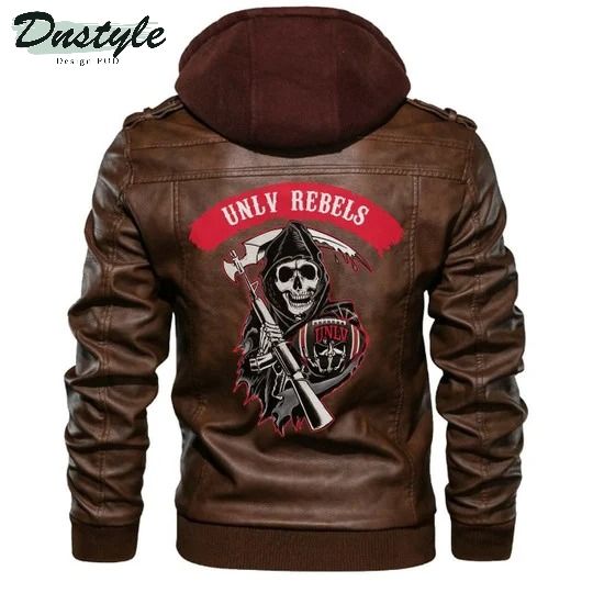 Unlv Rebels Ncaa Football Sons Of Anarchy Brown Leather Jacket