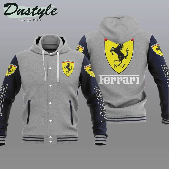 Ferrari Hooded Varsity Jacket