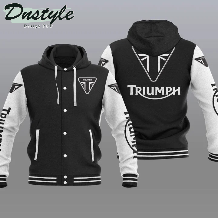 Triumph Hooded Varsity Jacket