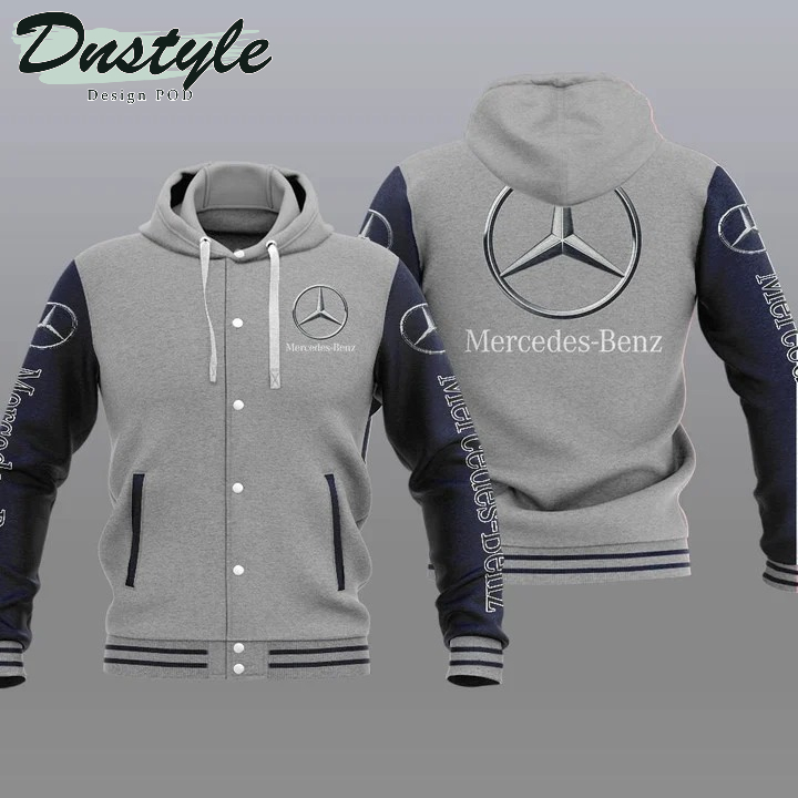 Mercedes Benz Hooded Varsity Jacket