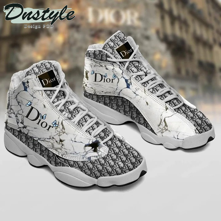 Dior Black White Air Jordan 13 Sneaker