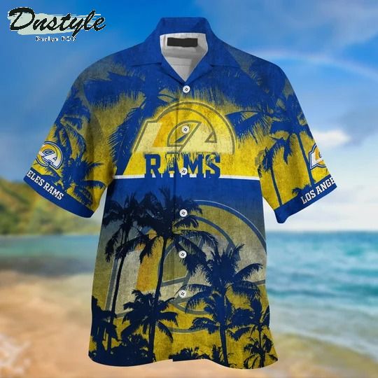 Los Angeles Rams NFL Summer Hawaii Shirt And Short