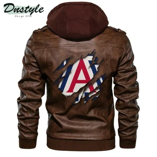 Arizona Wildcats Ncaa Brown Leather Jacket