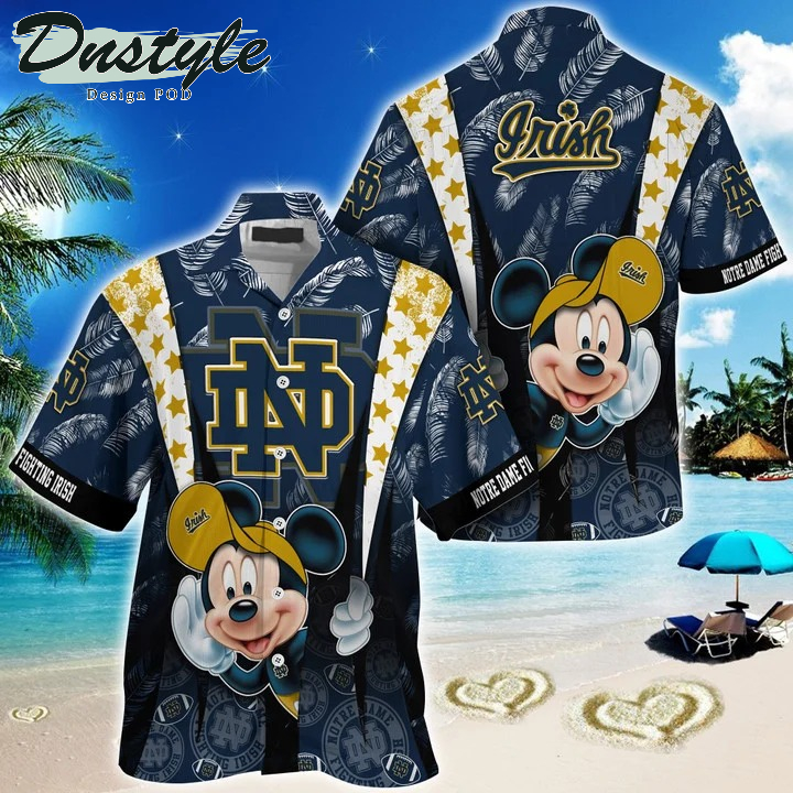 Notre Dame Fighting Irish Mickey NCAA Summer Hawaii Shirt
