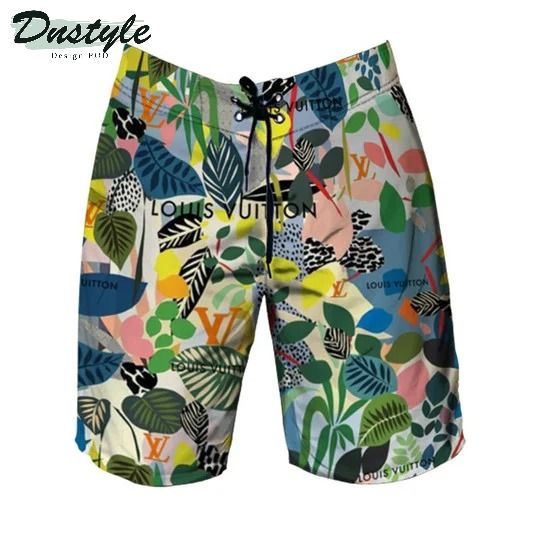 Louis Vuitton Palm Leaf Combo Hawaii Shirt Shorts Flip Flops