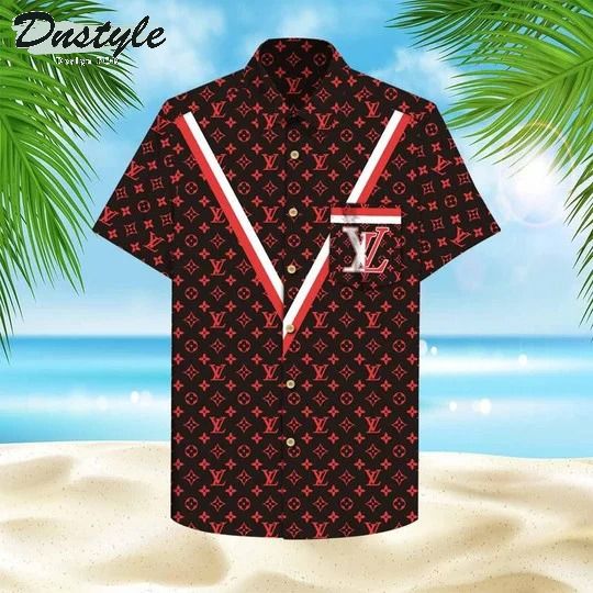 Louis Vuitton V Styles Hawaiian Shirt Shorts Flip Flops