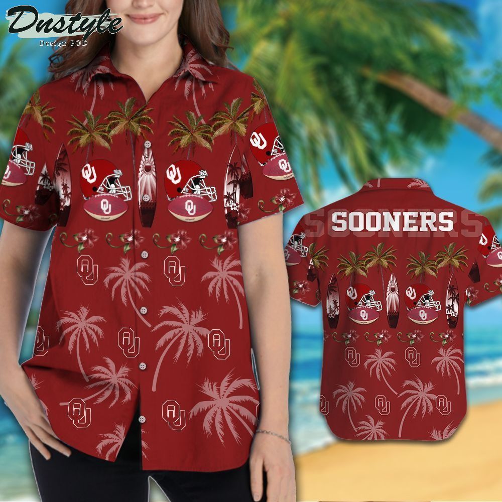 Oklahoma Sooners NCAA Tropical Aloha Hawaiian Shirt