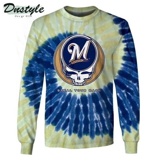 Milwaukee Brewers Steal Your Base MLB 3D Full Printing Hoodie