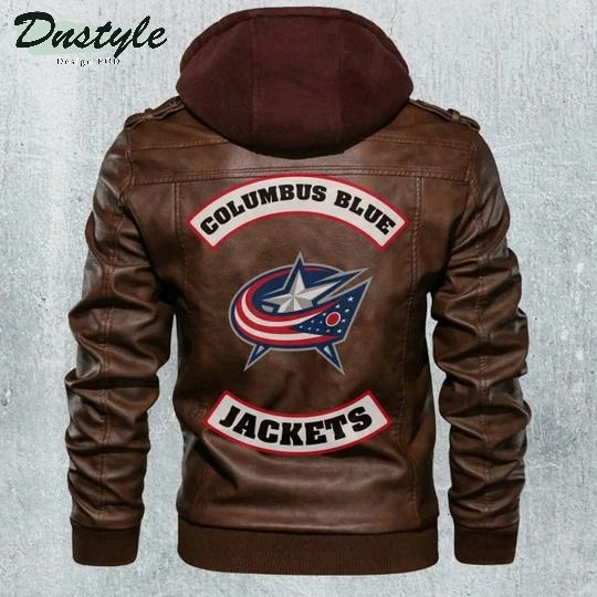 Colombus Blue Jackets NHL Hockey Leather Jacket