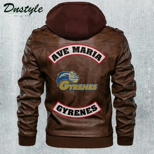 Ave Maria Gyrenes Ncaa Football Leather Jacket