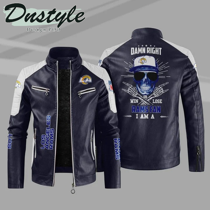 Los Angeles Rams NFL Sport Leather Jacket