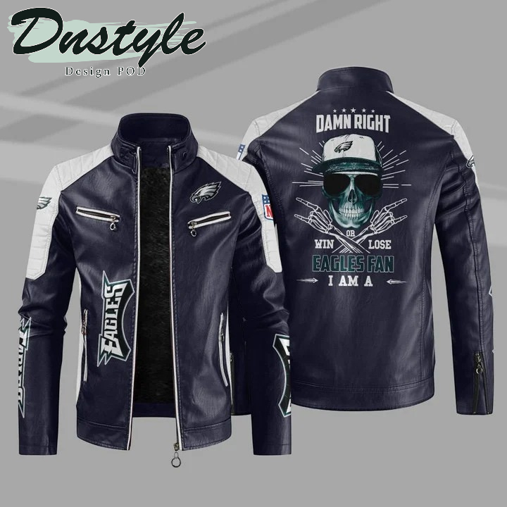 Philadelphia Eagles NFL Sport Leather Jacket