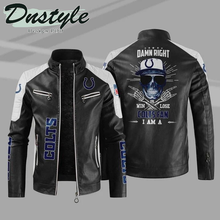 Indianapolis Colts NFL Sport Leather Jacket
