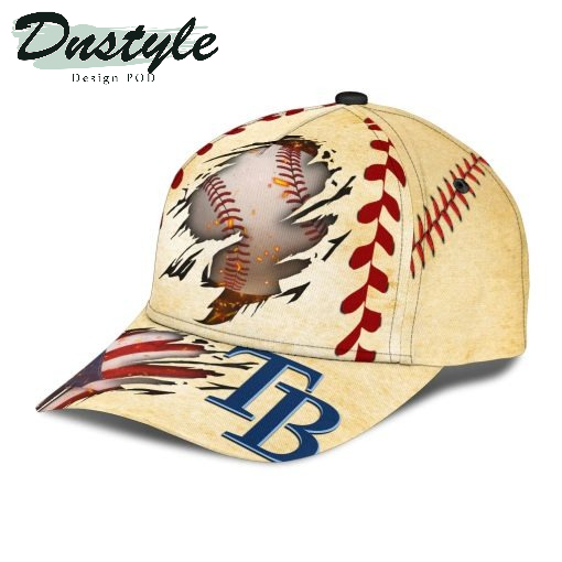 Tampa Bay Rays Baseeball US Flag MLB Classic Cap