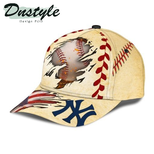 New York Yankees Baseball US Flag MLB Classic Cap