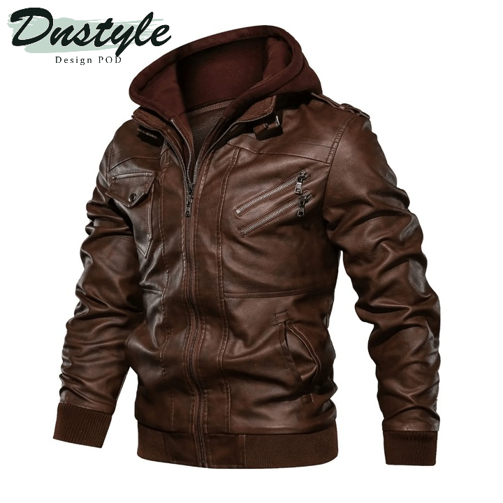 Wyoming Cowboys NCAA Football Sons Of Anarchy Brown Leather Jacket