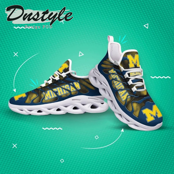 Michigan Wolverines NCAA Max Soul Clunky Sneaker