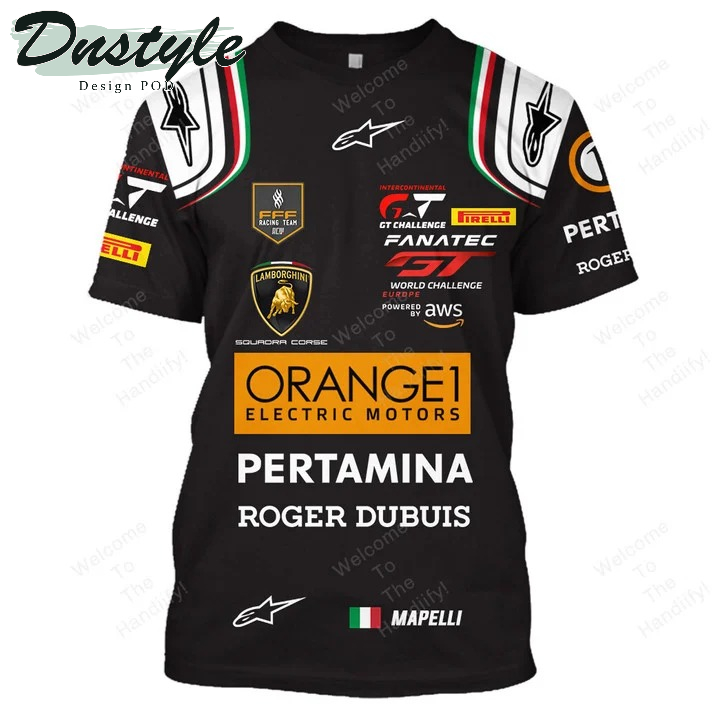 Marco Mapelli Orange 1 Fff Racing Team Pertamina Roger Dubuis All Over Print 3D Hoodie