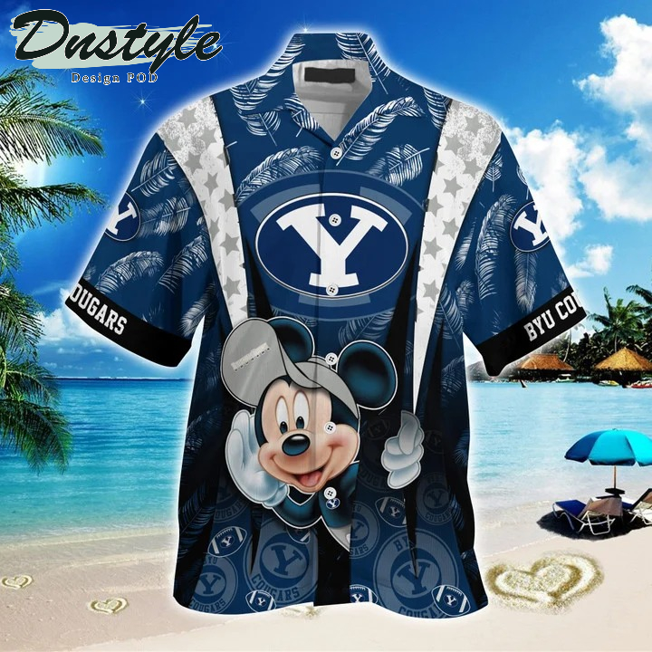 BYU Cougars Mickey NCAA Summer Hawaii Shirt