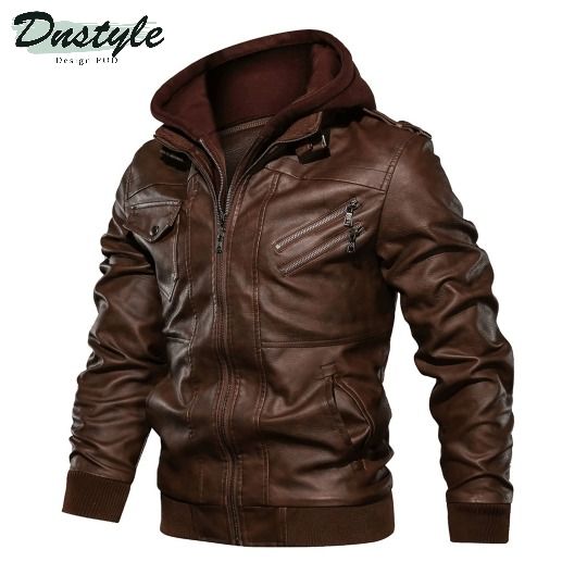 Uc Davis Aggies Ncaa Brown Leather Jacket