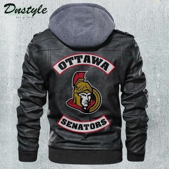 Ottawa Senators Nhl Hockey Leather Jacket
