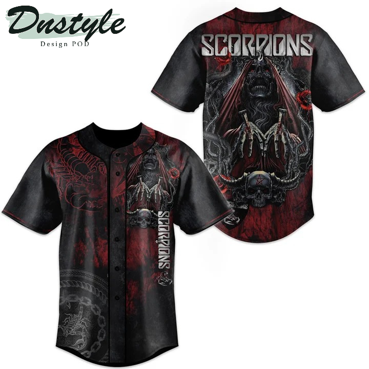 Scorpions 3D All Over Printed Baseball Jersey