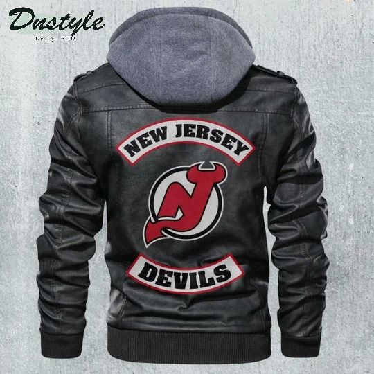 New Jersey Devils Nhl Hockey Leather Jacket