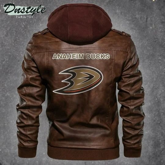 Anaheim Duck Nhl Hockey Leather Jacket
