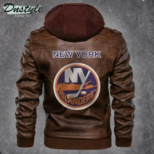New York Islanders Nhl Hockey Leather Jacket