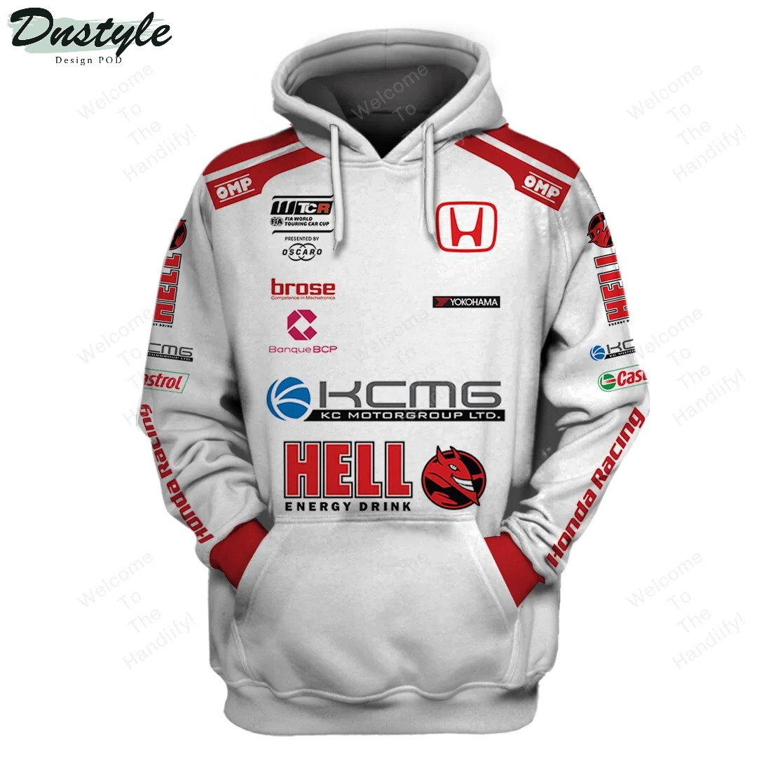 Hell Energy Drink Racing Honda Kcmg All Over Print 3D Hoodie