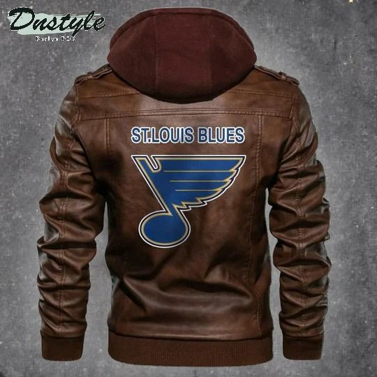 Stlouis Blues NHL Hockey Leather Jacket