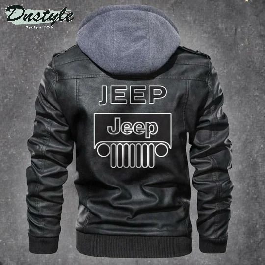 Jeep Automobile Car Leather Jacket