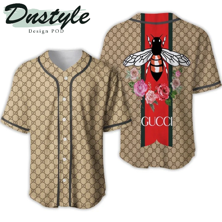 Gucci Flower Luxury Brand Baseball Jersey #17