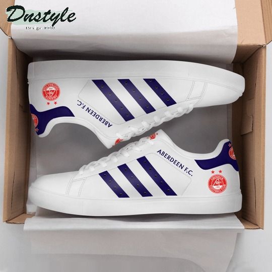 Aberdeen FC white stan smith low top shoes
